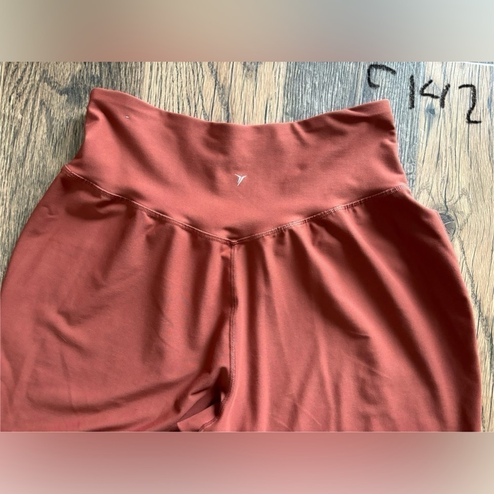 Old Navy Elevate Go Dry Women’s Leggings Joggers Orange Size Medium - Picture 6 of 7